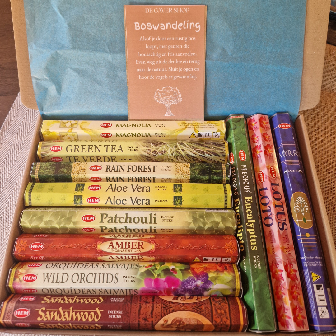 Wierook Box Boswandeling – hout & natuur