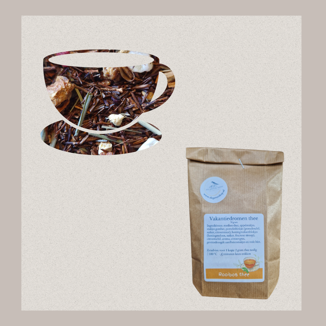 Vakantiedromen Thee | Rooibos met Appel, Gember & Meloen