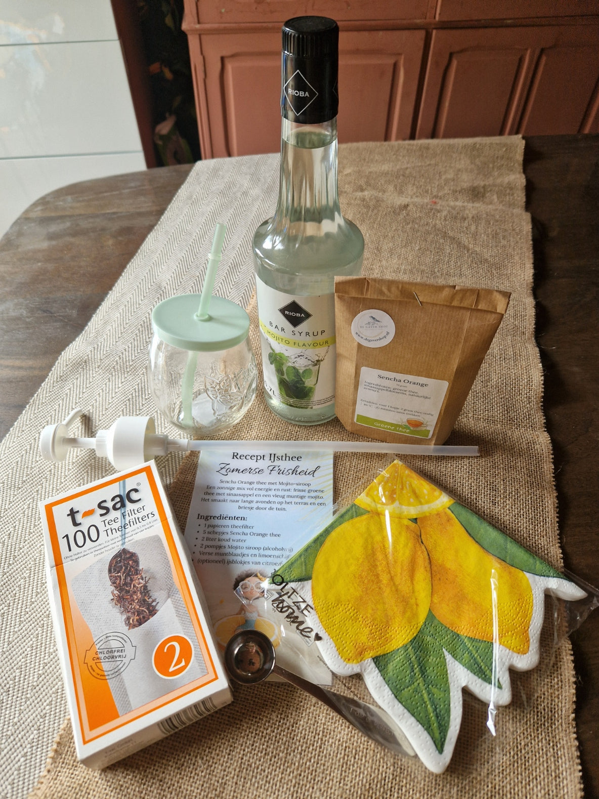 IJstheebox Zomerse Frisheid | Sencha Orange & Mojito Siroop