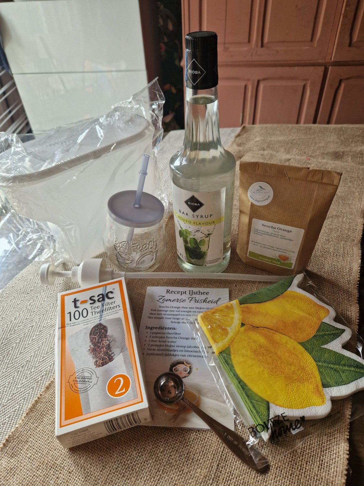 IJstheebox Zomerse Frisheid | Sencha Orange & Mojito Siroop