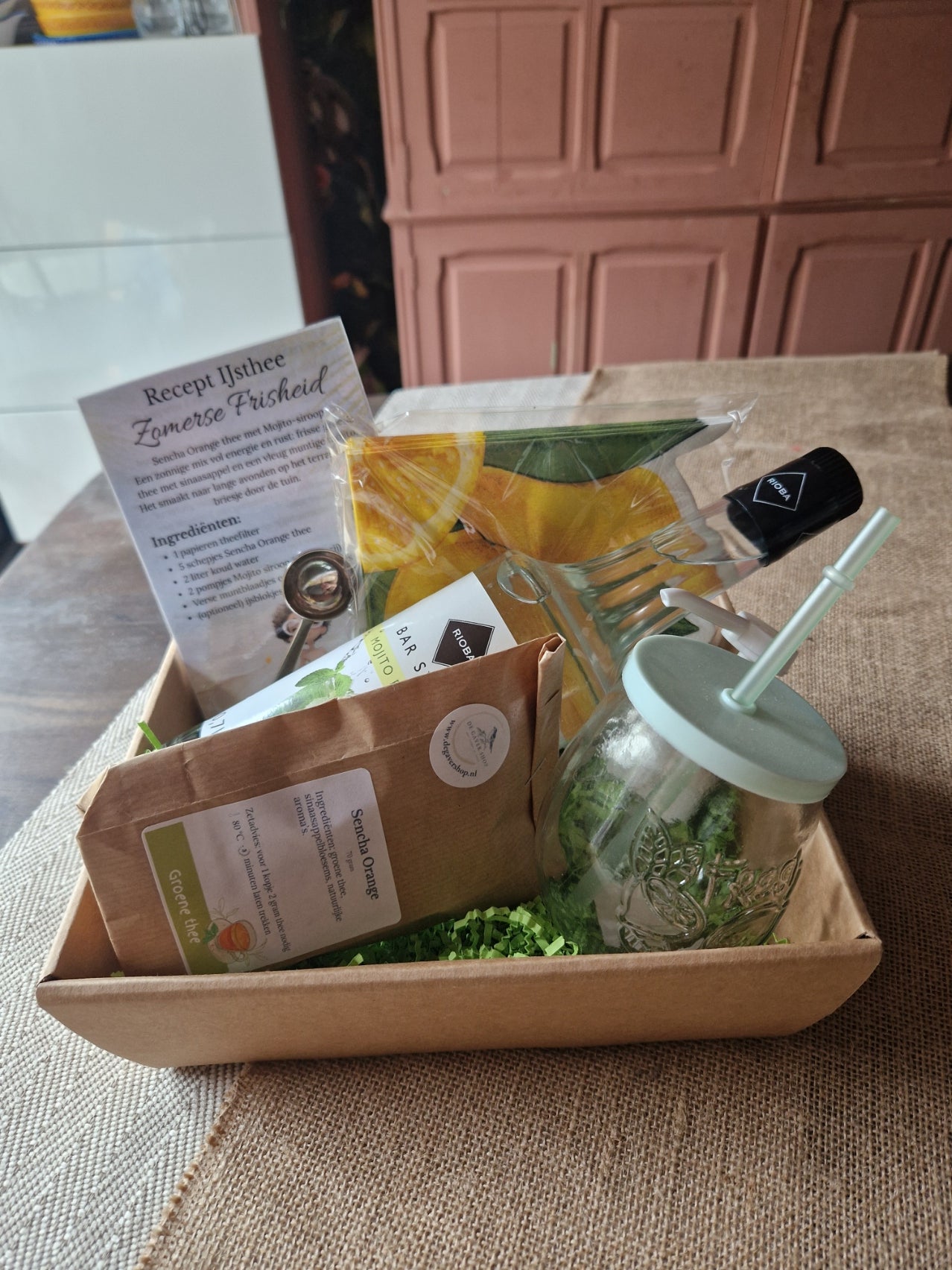 IJstheebox Zomerse Frisheid | Sencha Orange & Mojito Siroop