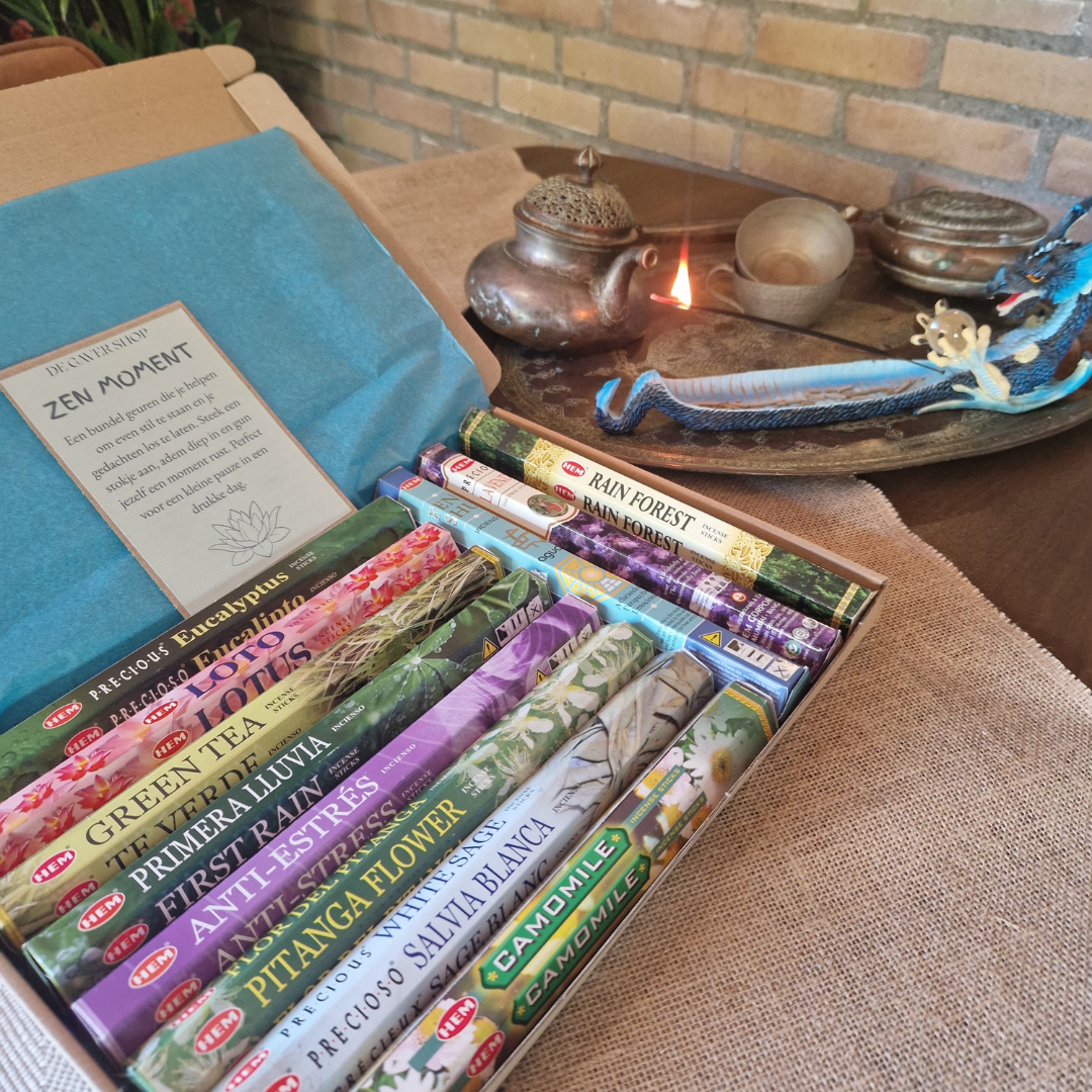 Wierook Zen Moment Set Houten wierookplankje