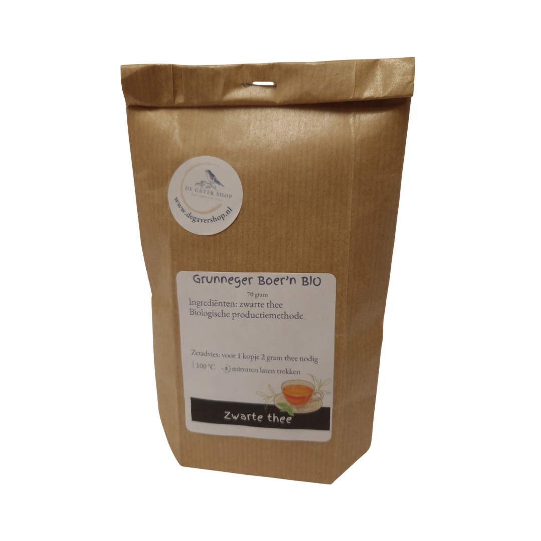 Grunneger Boer’n BIO, zwarte thee, 70 gram