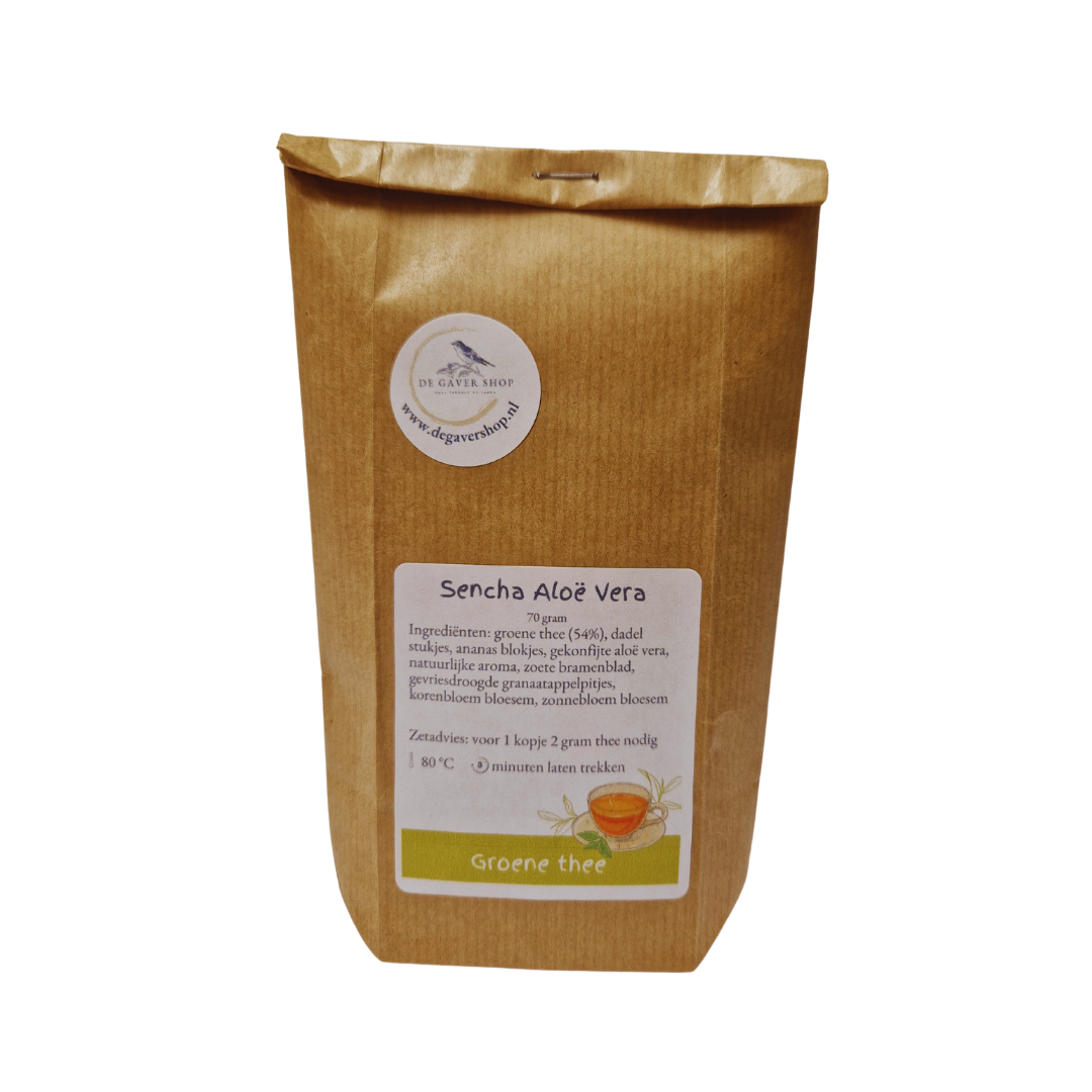 Sencha Aloë Vera, groene thee, 70 gram